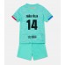 Barcelona Joao Felix #14 Barnkläder Tredje matchtröja till baby 2023-24 Kortärmad (+ Korta byxor) Billigt